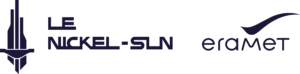 Logo SLN et ERAMET - Horizontal Bleu profond
